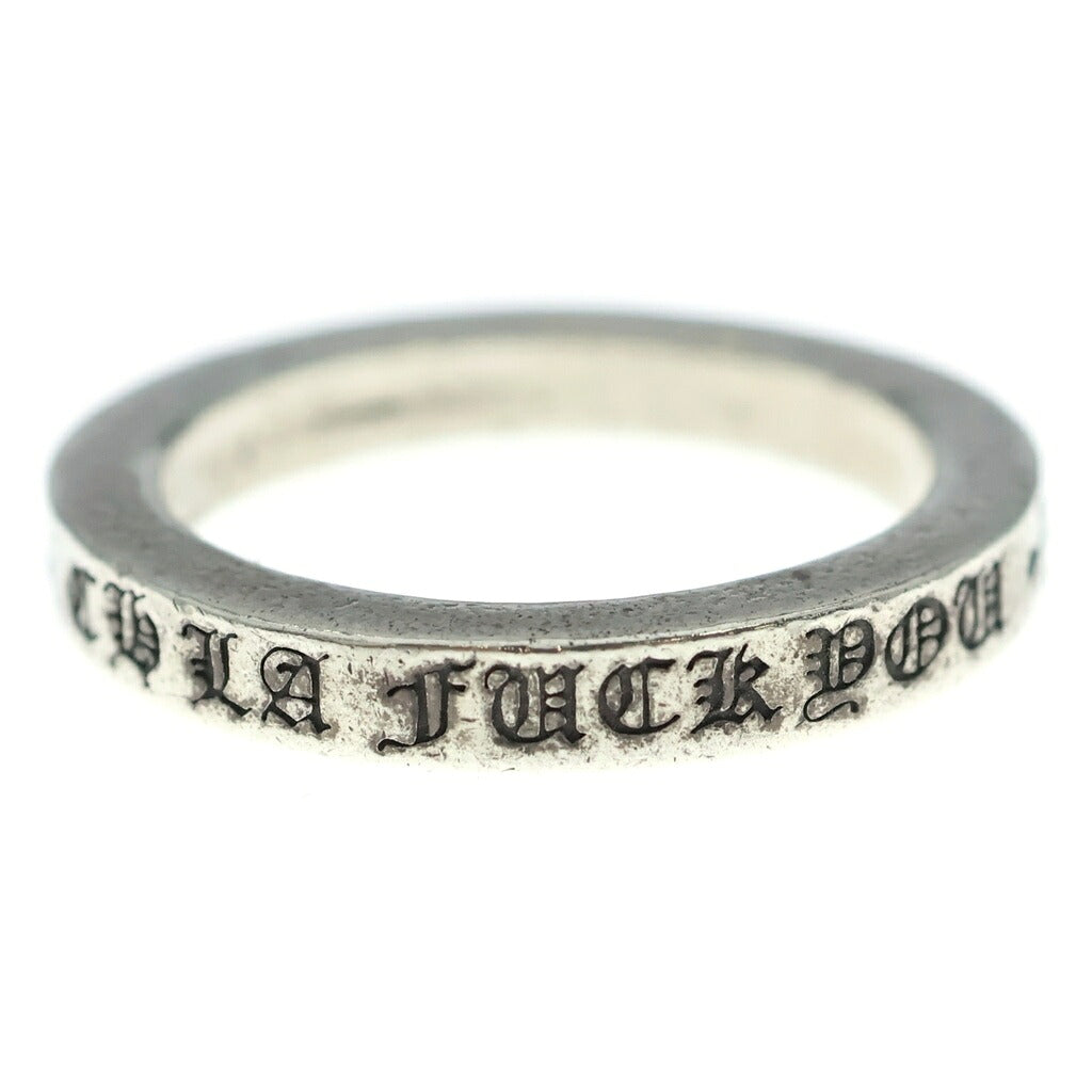 CHROME HEARTS(クロムハーツ) 3mm SPACER FUCKYOU LA限定 3mmスペーサーファックユー シルバーリング シルバー BCA395