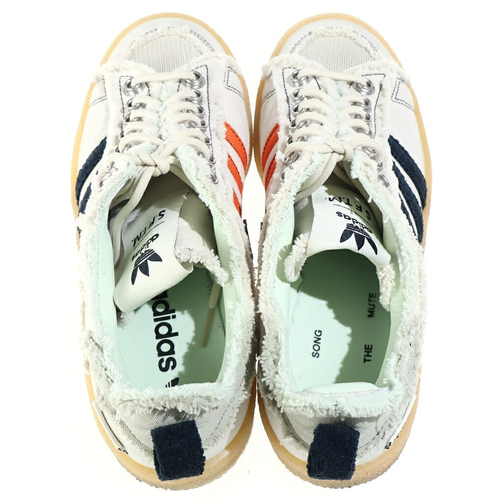 adidas(アディダス) ×SONG FOR THE MUTE CAMPUS 80S ソングフォーザミュート キャンパス ローカットスニーカー ホワイト US8.5/26.5cm ID4818
