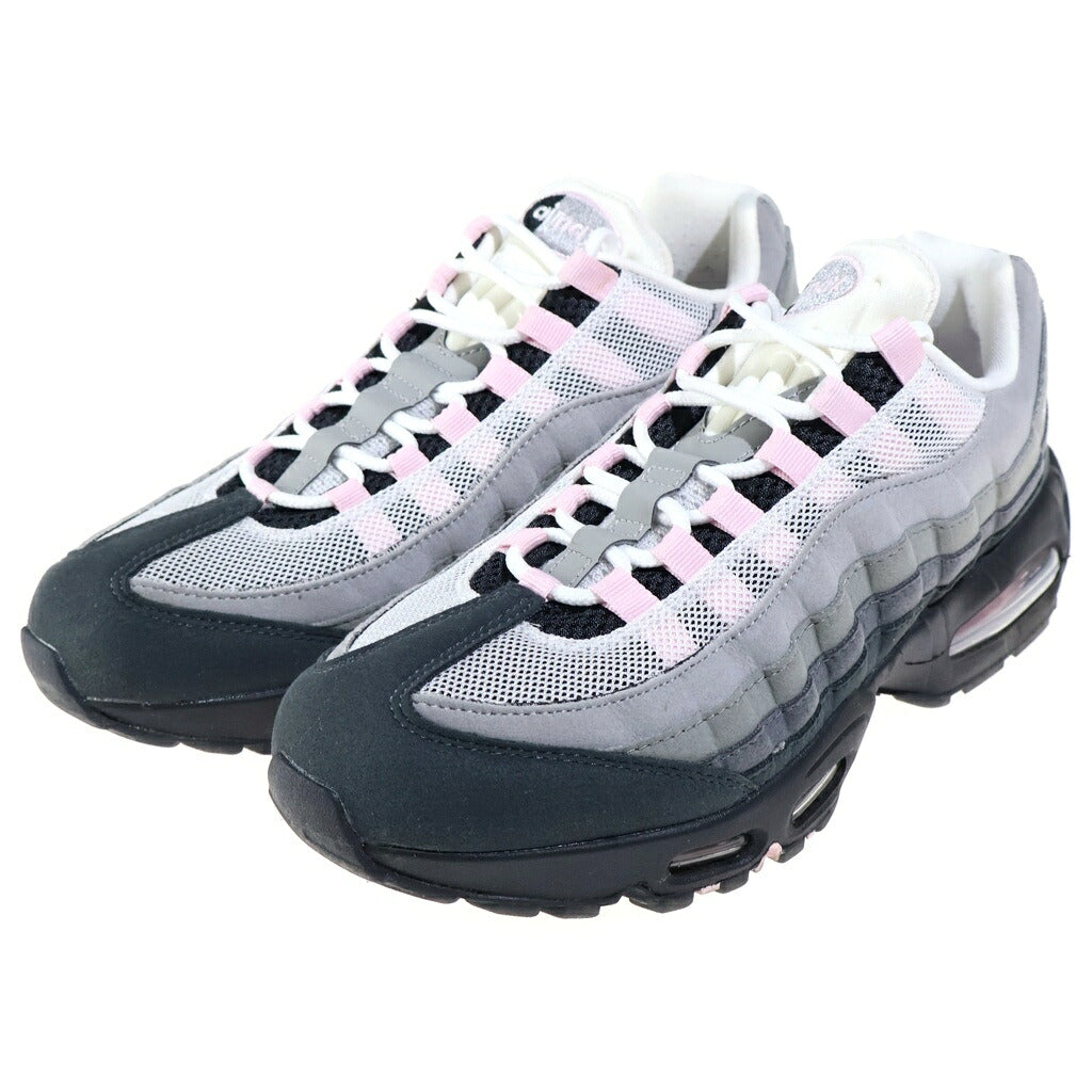 NIKE(ナイキ) WMNS AIRMAX 95 OG BIG BUBBLE PINK FOAM ウィメンズ エアマックス95 ビッグバブル ピンクフォーム ローカットスニーカー グレー/ピンク US10/27cm HJ5996-001