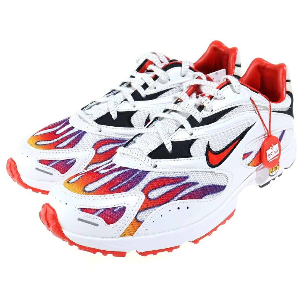 NIKE(ナイキ) 18SS ×SUPREME AIR ZOOM STREAK SPECTRUM PLUS シュプリーム エアズーム ストリーク スペクトラムプラス ローカットスニーカー ホワイト US7.5/25.5cm AQ1279-100