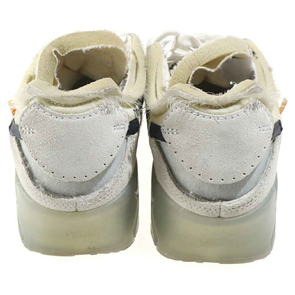 NIKE(ナイキ) ×OFF-WHITE THE 10 AIR MAX 90 オフホワイト エアマックス90 ローカットスニーカー ホワイト US7/25cm AA7293-100