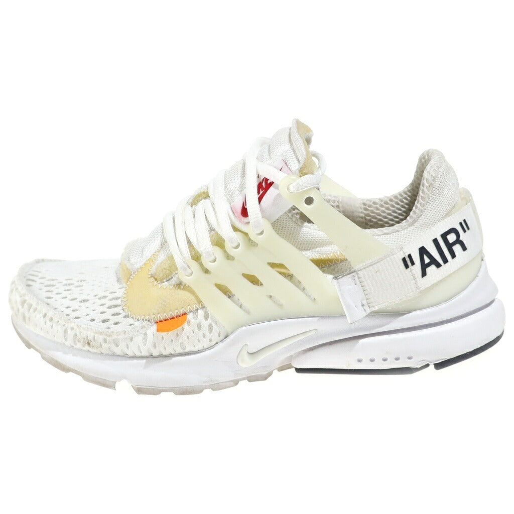 NIKE(ナイキ) ×OFF-WHITE THE 10 AIR PRESTO オフホワイト ザテン エアプレスト ローカットスニーカー ホワイト US7/25cm AA3830-100