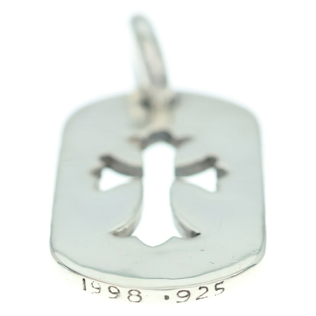 CHROME HEARTS(クロムハーツ) D TAG SML CO CRS カットアウトクロスドッグタグ スモール ペンダントトップ シルバー BCA242