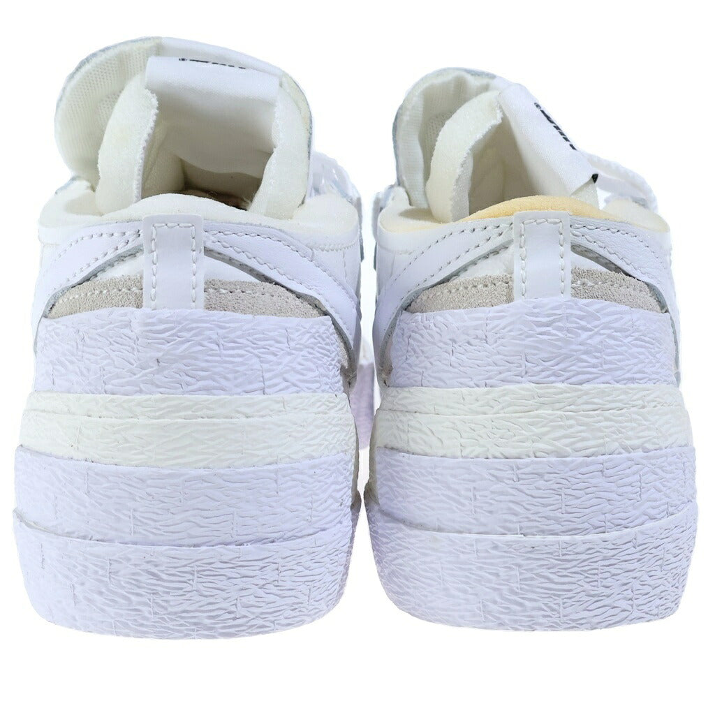NIKE(ナイキ) ×sacai BLAZER LOW WHITE PATENT LEATHER サカイ ブレザー ホワイトパテントレザー ローカットスニーカー ホワイト US8.5/26.5cm DM6443-100