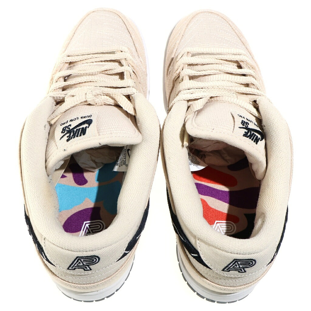 NIKE SB(ナイキエスビー) ×ALBINO & PRETO DUNK LOW PRO QS PEARL WHITE アルビノ&プレト ダンク パールホワイト ローカットスニーカー ベージュ US10.5/28.5cm FD2627-200