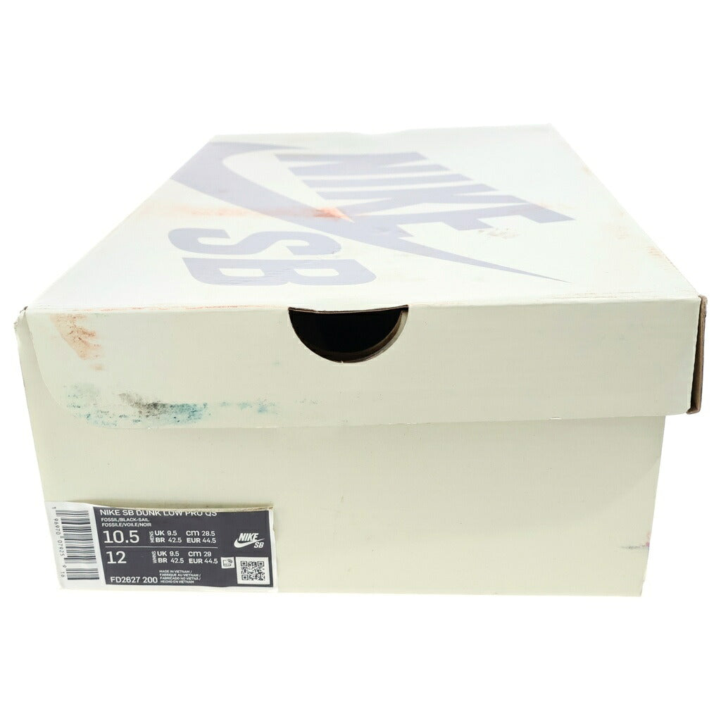 NIKE SB(ナイキエスビー) ×ALBINO & PRETO DUNK LOW PRO QS PEARL WHITE アルビノ&プレト ダンク パールホワイト ローカットスニーカー ベージュ US10.5/28.5cm FD2627-200