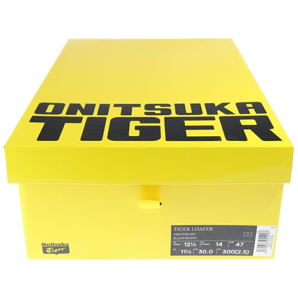 Onitsuka Tiger(オニツカタイガー) TIGER LOAFER タイガー レザー コインローファー ブラック US12.5/30cm 1183C509