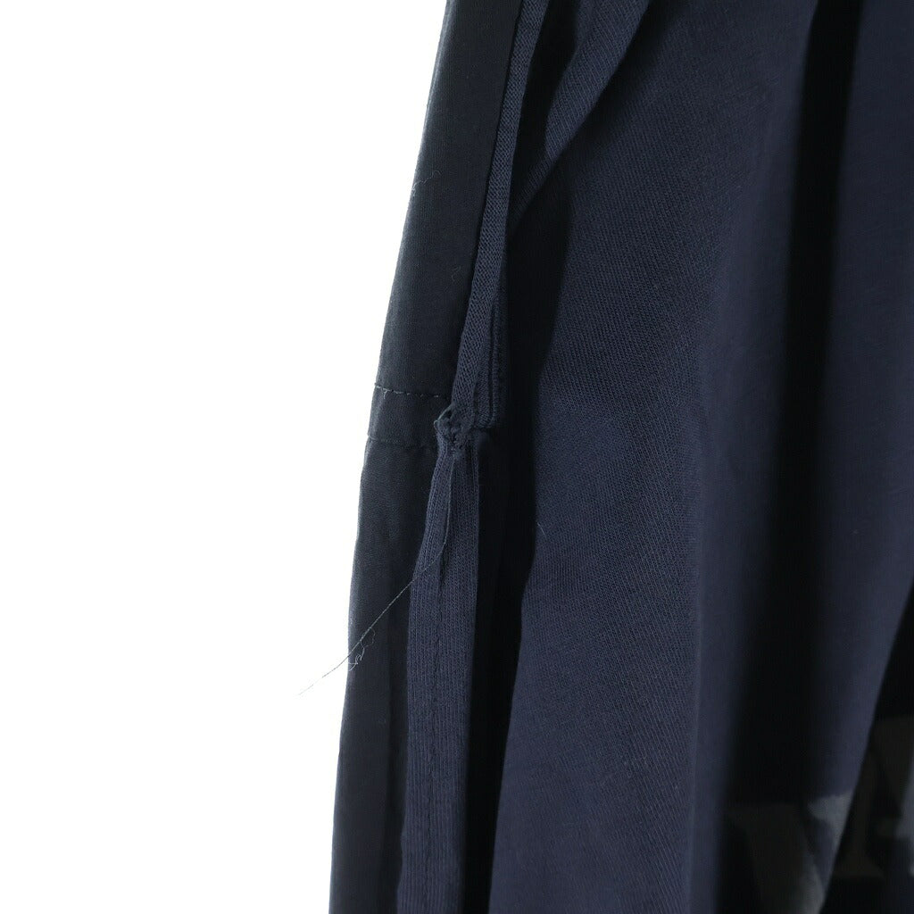 BALENCIAGA(バレンシアガ) Stencil Type Hybrid Oversized Shirt ステンシルテープ ハイブリッド オーバーサイズド 長袖シャツ ブラック 783840 TNM60