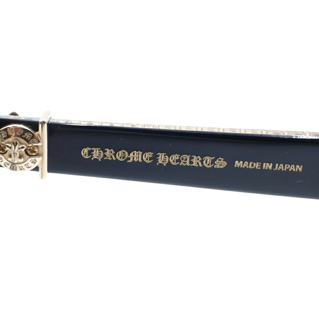 CHROME HEARTS(クロムハーツ) SEE YOU IN TEA BSフレアテンプル ウェリントン メガネ サングラス ブラック/ゴールド
