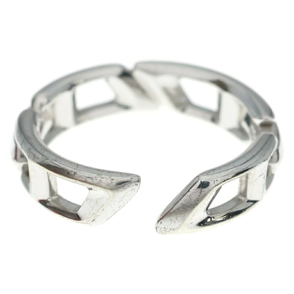 DIESEL(ディーゼル) D LOGO STERLING SILVER BAND RING Dロゴ スターリング バンドリング シルバー DL134900DJW