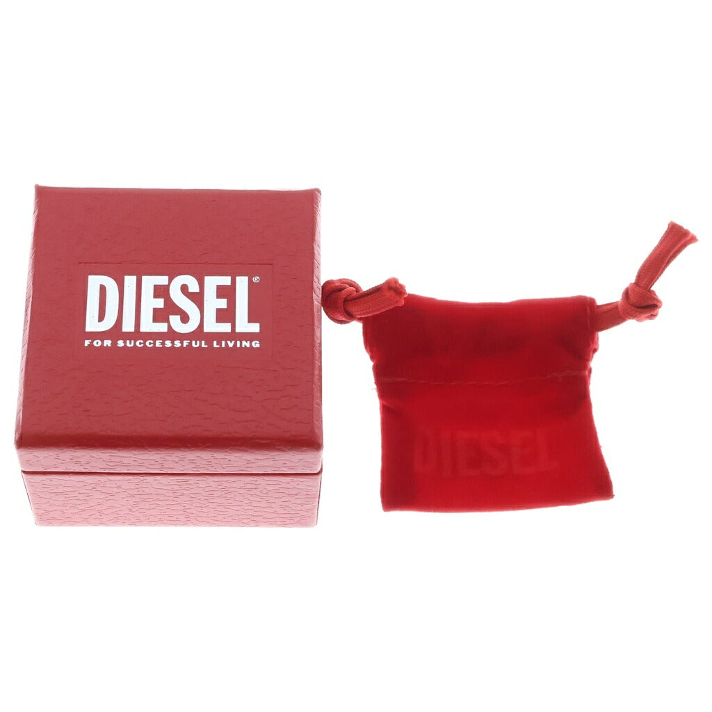 DIESEL(ディーゼル) D LOGO STERLING SILVER BAND RING Dロゴ スターリング バンドリング シルバー DL134900DJW