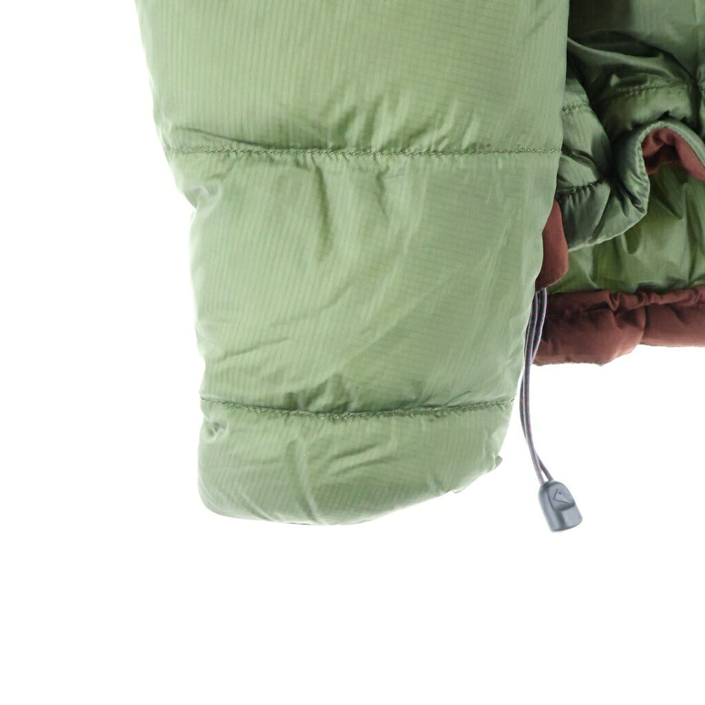 KLATTERMUSEN(クレッタルムーセン) ATLE 2.0 JACKET ナイロン バイカラー フーデッド ダウンジャケット ブラウン/グリーン