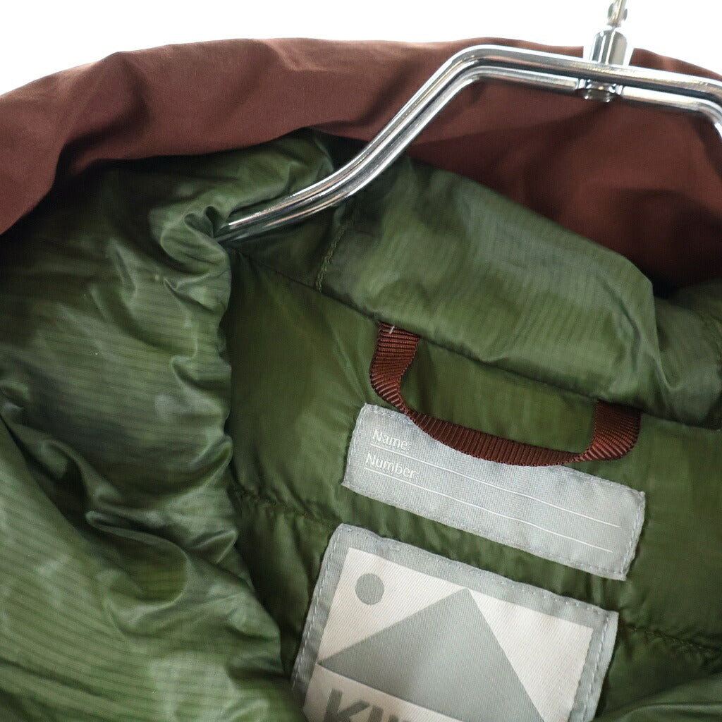 KLATTERMUSEN(クレッタルムーセン) ATLE 2.0 JACKET ナイロン バイカラー フーデッド ダウンジャケット ブラウン/グリーン