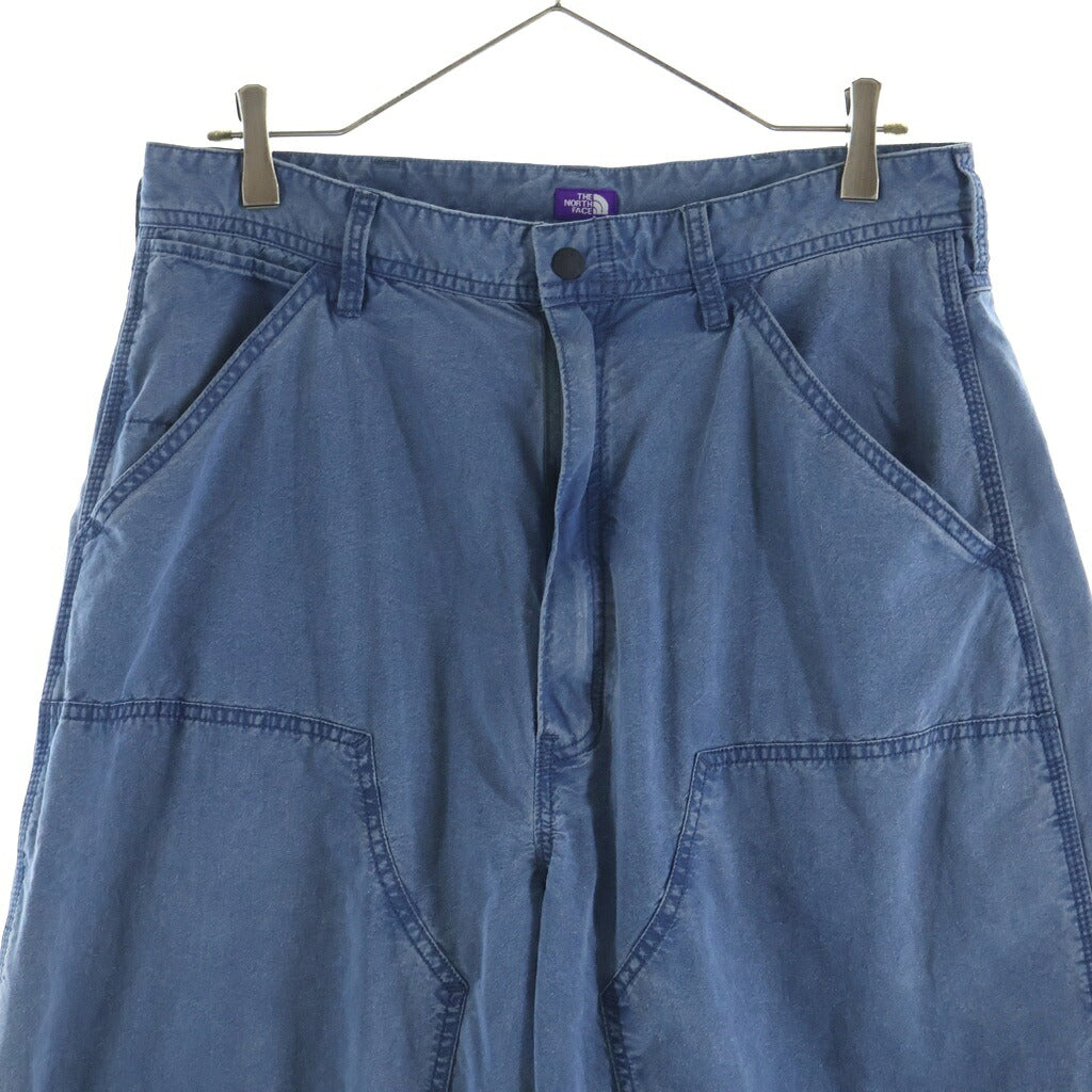 THE NORTH FACE PURPLE LABEL(ノースフェイスパープルレーベル) COTTON NYLON WEATHER DOUBLE KNEE PANTS コットンナイロン ウェザーダブルニーパンツ インディゴ N26FC073