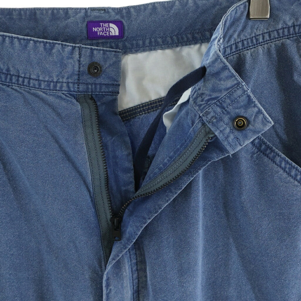 THE NORTH FACE PURPLE LABEL(ノースフェイスパープルレーベル) COTTON NYLON WEATHER DOUBLE KNEE PANTS コットンナイロン ウェザーダブルニーパンツ インディゴ N26FC073