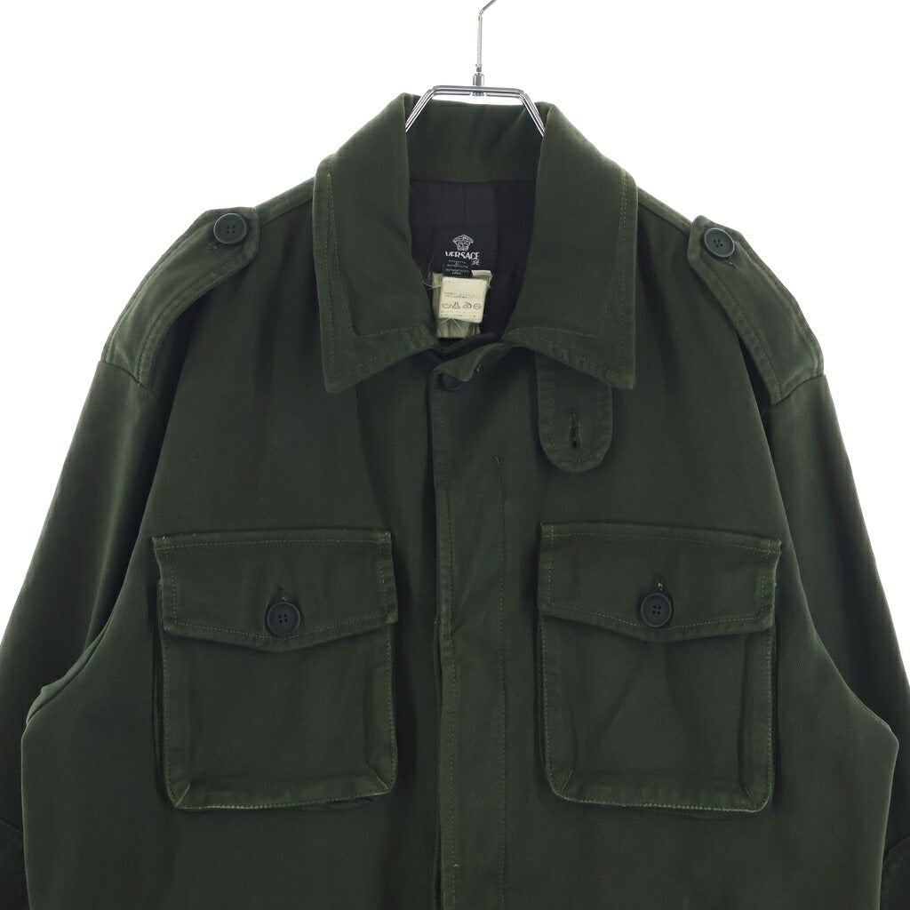 VERSACE JEANS COUTURE(ヴェルサーチジーンズクチュール) M-47 TYPE イタリア製 M47タイプ ミリタリー フィールドジャケット カーキ