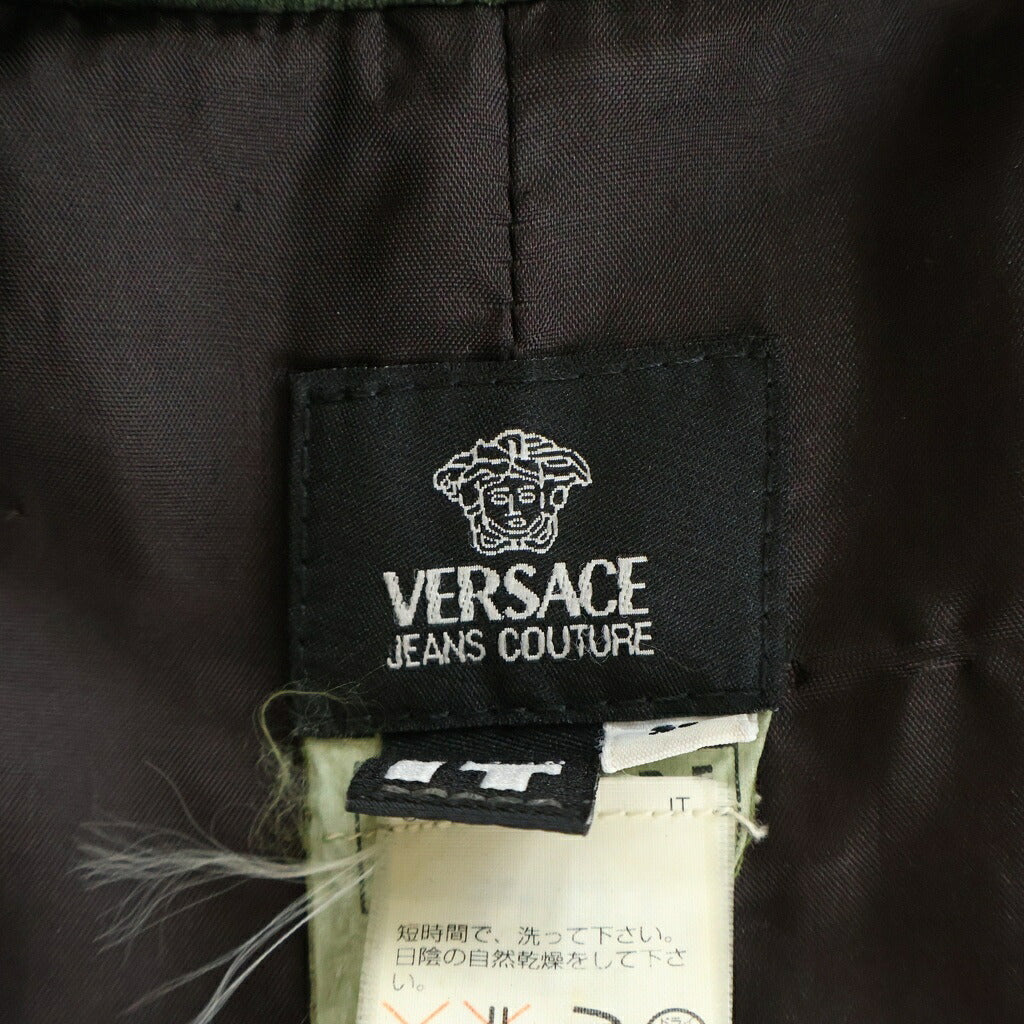 VERSACE JEANS COUTURE(ヴェルサーチジーンズクチュール) M-47 TYPE イタリア製 M47タイプ ミリタリー フィールドジャケット カーキ