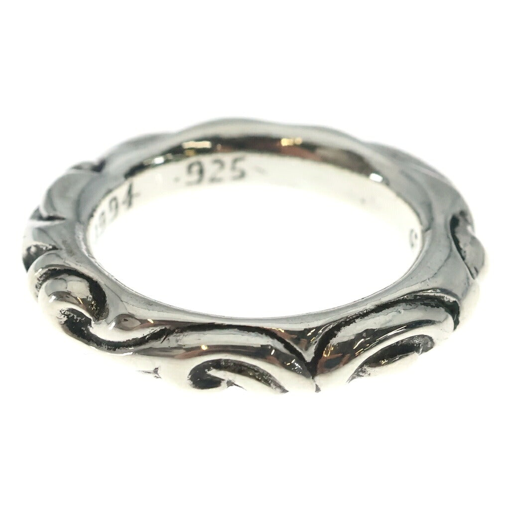 CHROME HEARTS(クロムハーツ) SCRL BAND スクロールバンド リング シルバー BCA351