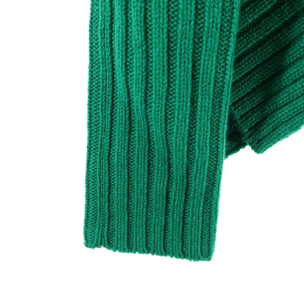 Sacai(サカイ) 21AW Twisted Cable High Neck Pullover ついステッドケーブル ハイネックプルオーバーニット レディース グリーン 21-05672