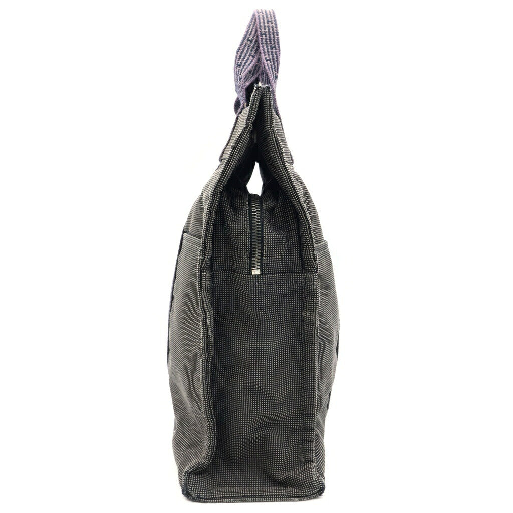 HERMES(エルメス) エールライン カバス MM キャンバス トートバッグ グレー
