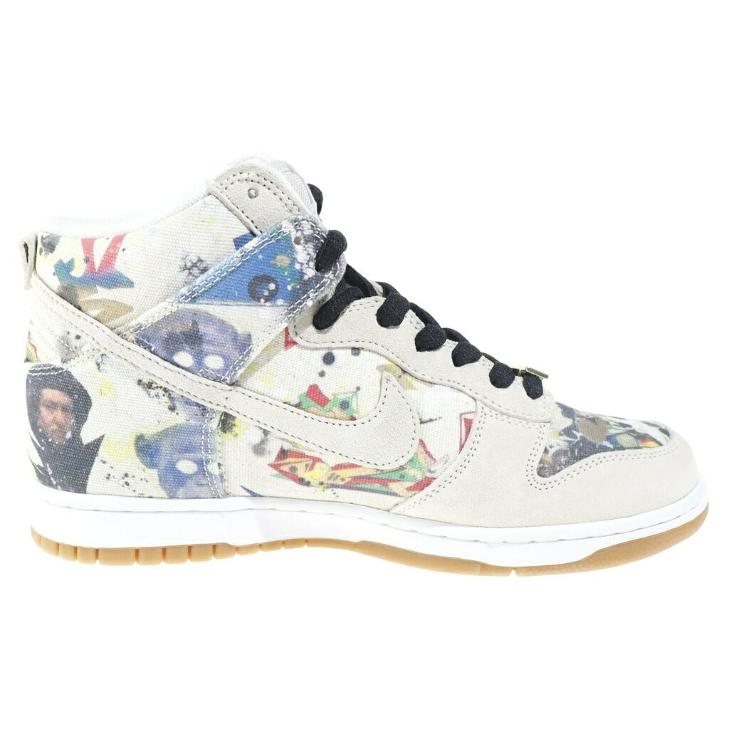 NIKE SB(ナイキエスビー) ×SUPREME DUNK HIGH RAMMELLZEE シュプリーム ダンク ラメルジー ローカットスニーカー マルチカラー US9/27cm FD8779-100