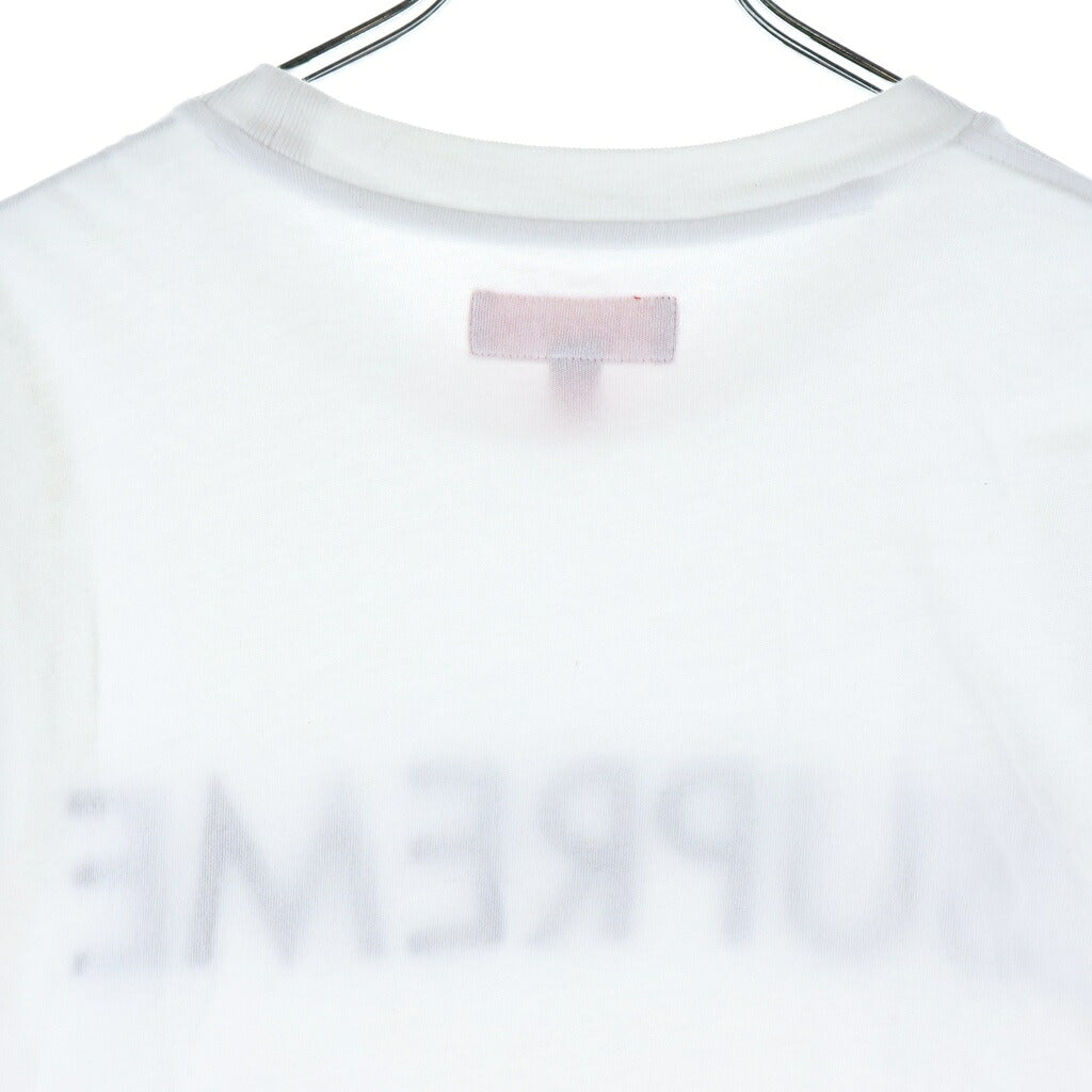 SUPREME(シュプリーム) 25SS Capital S/S Top キャピタル ロゴエンブロイダリー クルーネック半袖Tシャツ カットソー ホワイト