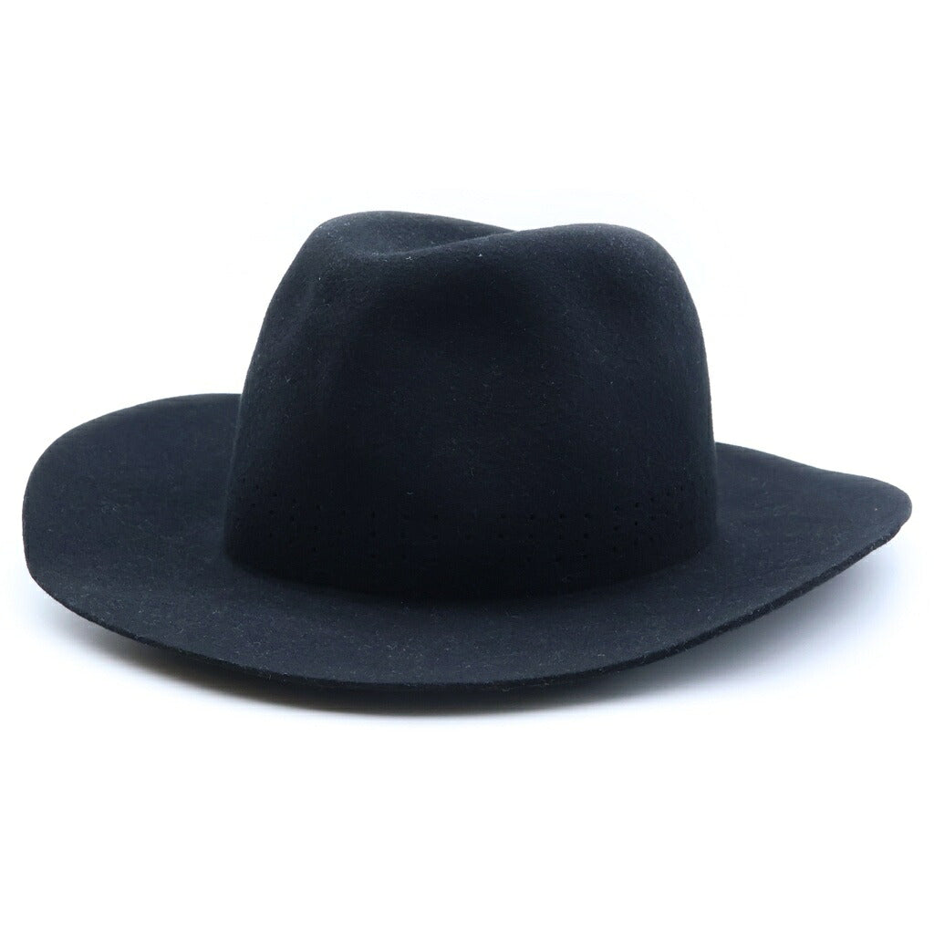 nonnative(ノンネイティブ) 25AW WANDERER HAT WOOL FELT ウールフェルト 中折れ ハット 帽子 ブラック NN-H4705