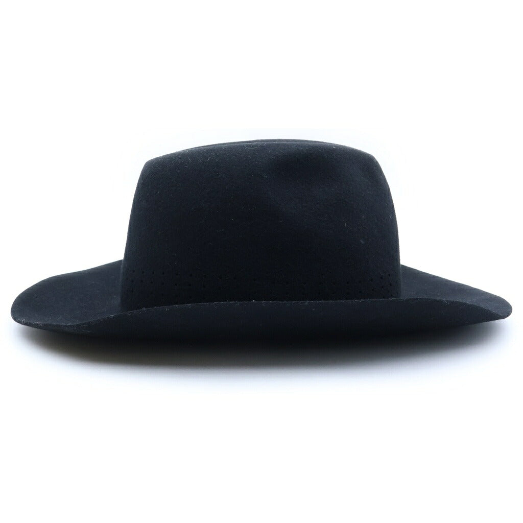 nonnative(ノンネイティブ) 25AW WANDERER HAT WOOL FELT ウールフェルト 中折れ ハット 帽子 ブラック NN-H4705