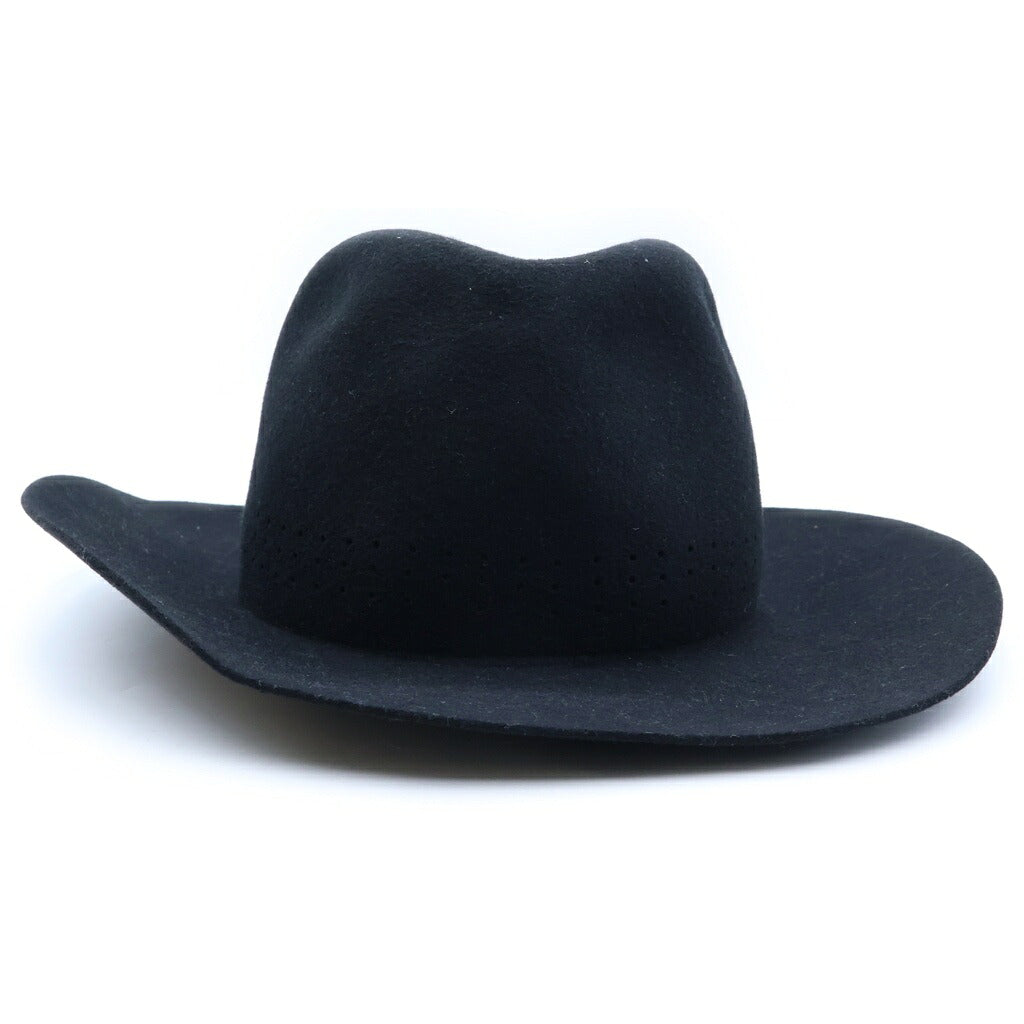 nonnative(ノンネイティブ) 25AW WANDERER HAT WOOL FELT ウールフェルト 中折れ ハット 帽子 ブラック NN-H4705