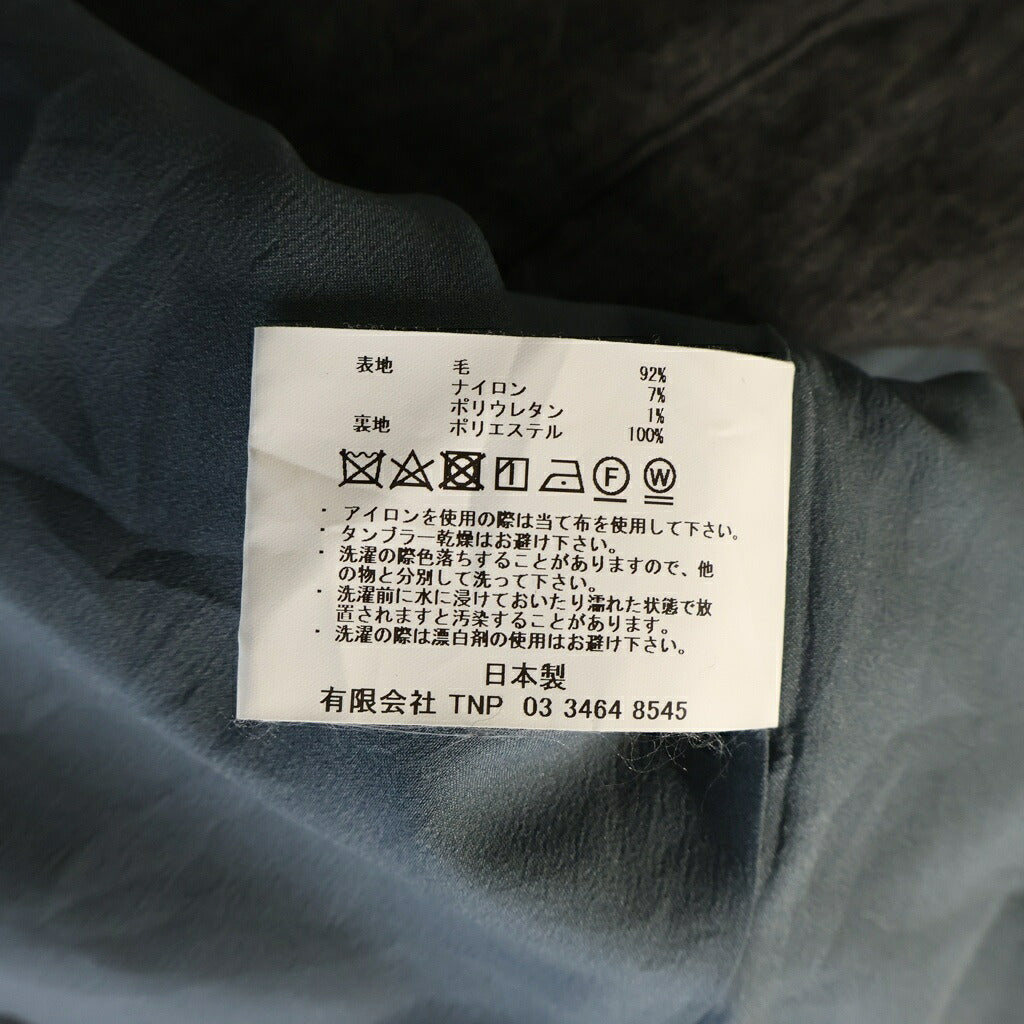 nonnative(ノンネイティブ) 20SS DWELLER 3B JACKET W/N/P LIGHT MELTON ドゥエラー ライトメルトン シングル3Bテーラードジャケット グレー NN-J3803