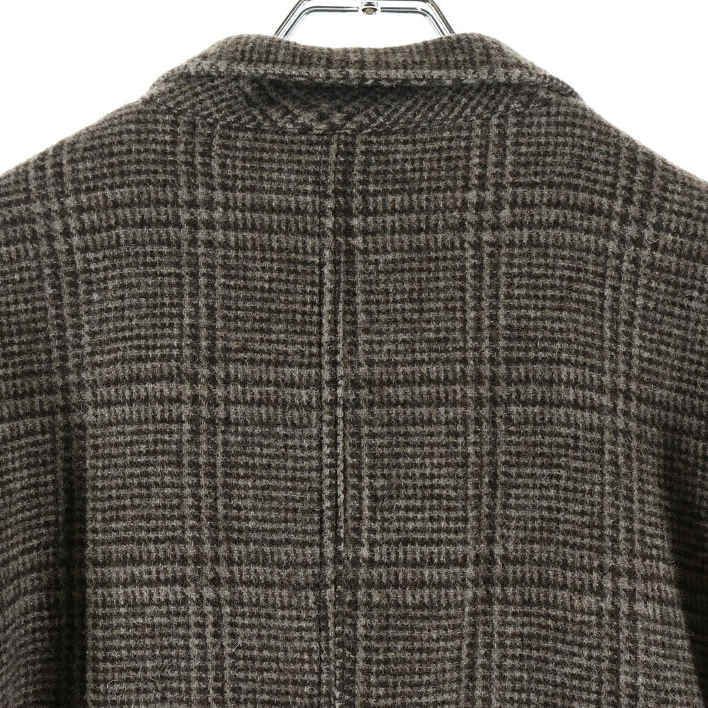 nonnative(ノンネイティブ) 18AW MANAGER 3B JACKET WOOL GLEN PLAID マネージャー ウール グレンプレイド シングル3Bテーラードジャケット ブラウン NN-J3411