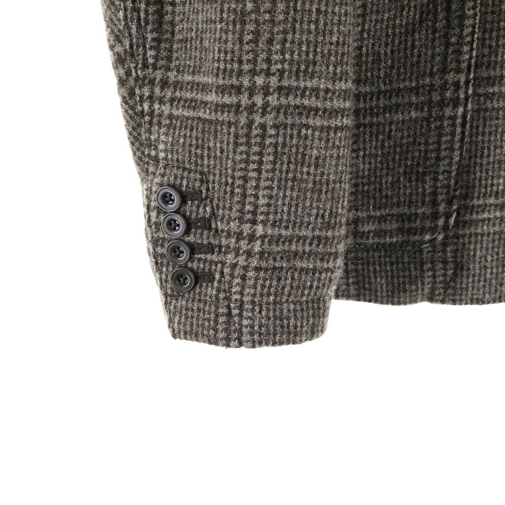 nonnative(ノンネイティブ) 18AW MANAGER 3B JACKET WOOL GLEN PLAID マネージャー ウール グレンプレイド シングル3Bテーラードジャケット ブラウン NN-J3411