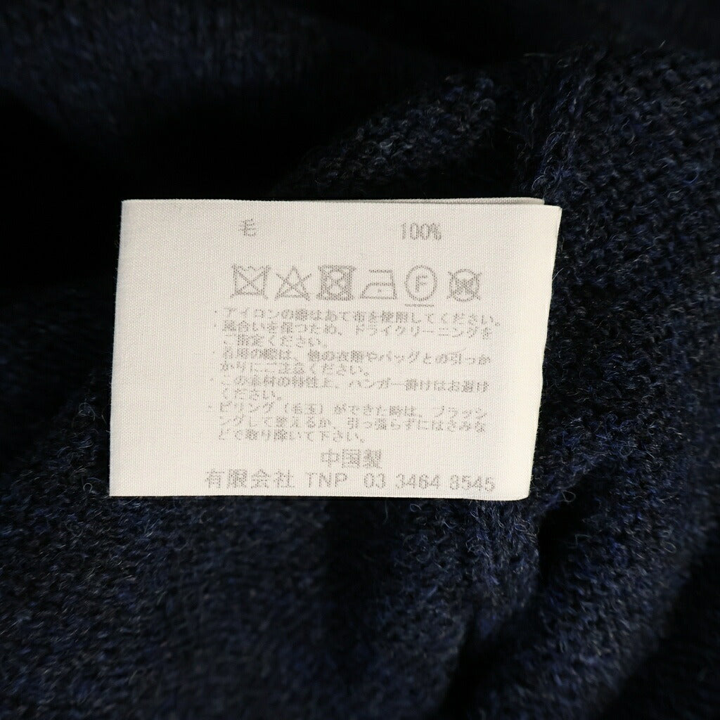 nonnative(ノンネイティブ) DWELLER CARDIGAN WOOL YARN ドゥエラー ウールヤーン ニットカーディガン ネイビー NN-K4205