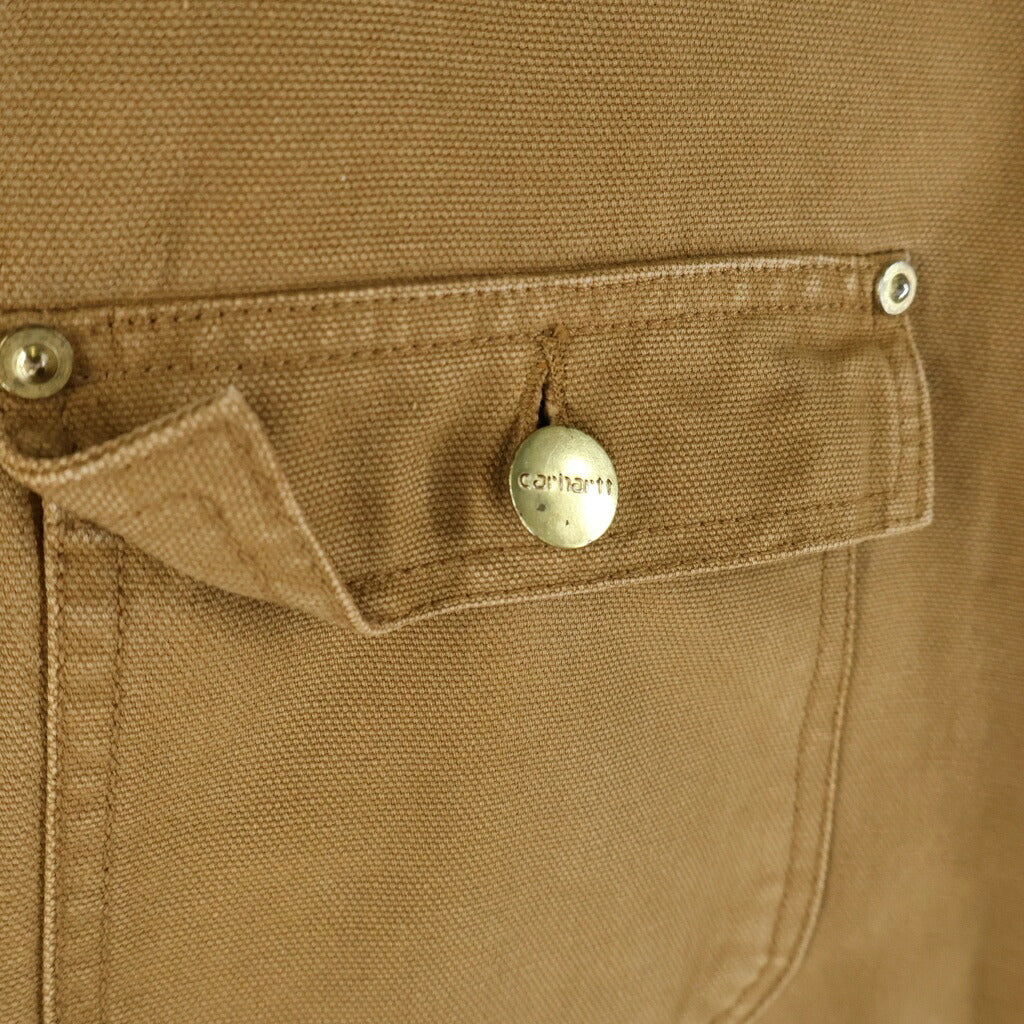80s〜90s carhartt カーハート バナー 看板 ブラウン CARHARTT(カーハート) 80S-90S VINTAGE ミシガンチョアコート ダック地