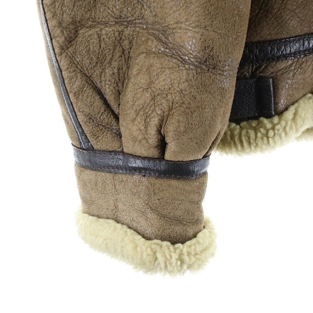 SCHOTT(ショット) TYPE B-3 USA製 ムートン レザーフライトジャケット