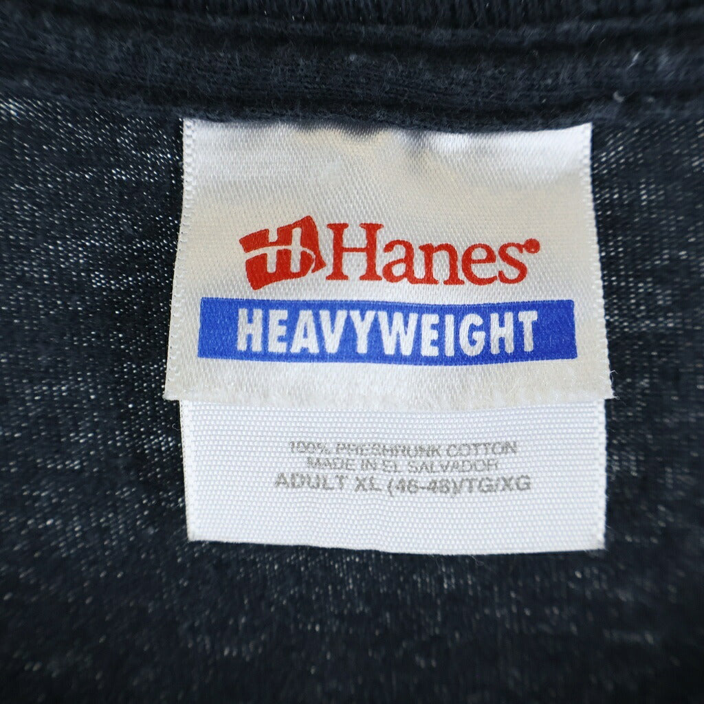 VINTAGE(ヴィンテージ) 00S VINTAGE RED ZEPPELIN HERMIT HANES ヴィンテージ レッドツェッペリン ザ・ハーミット 両面プリントTシャツ 半袖クルーネックカットソー ブラック