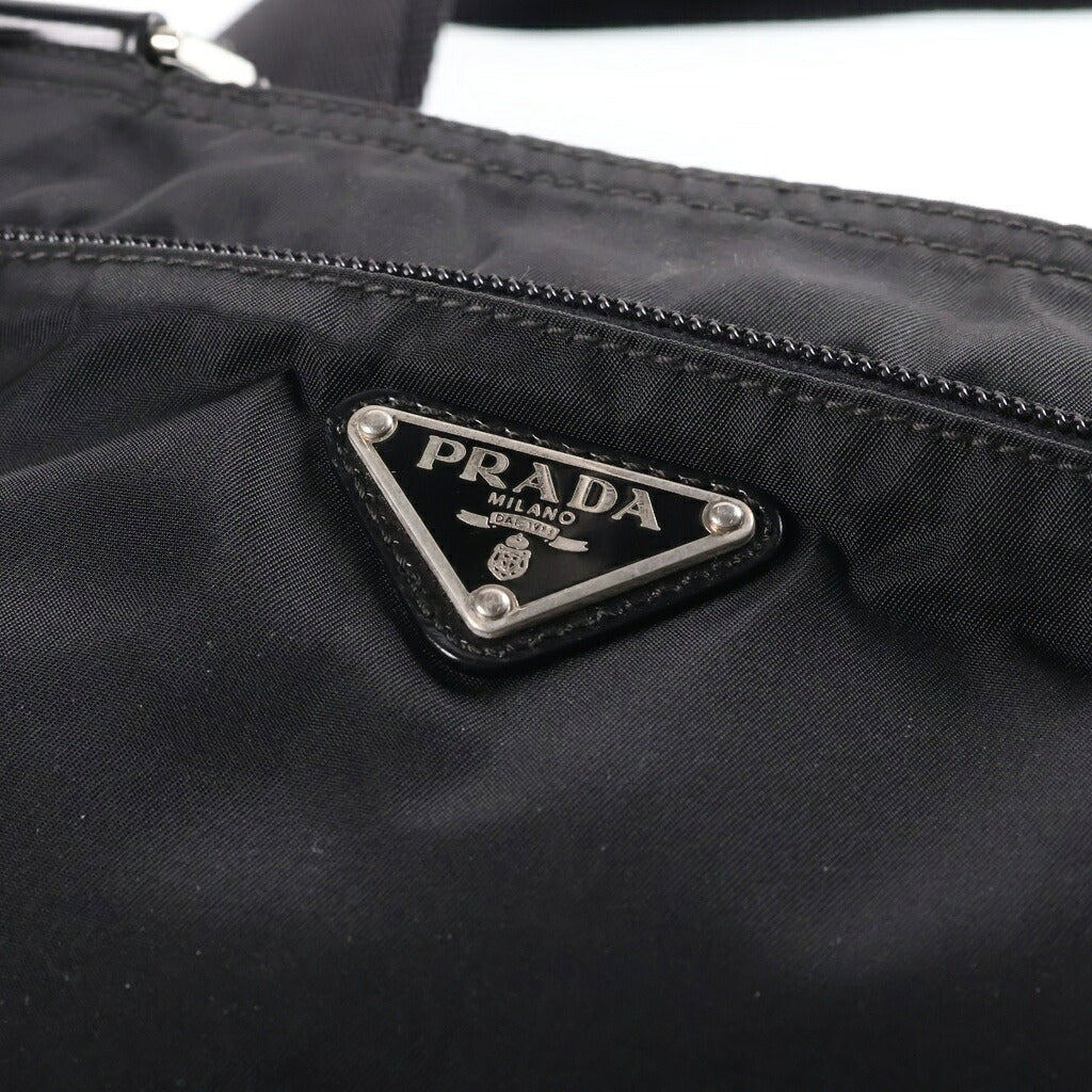 PRADA(プラダ) トライアングルロゴ ナイロン ショルダーバッグ ブラック BT0420