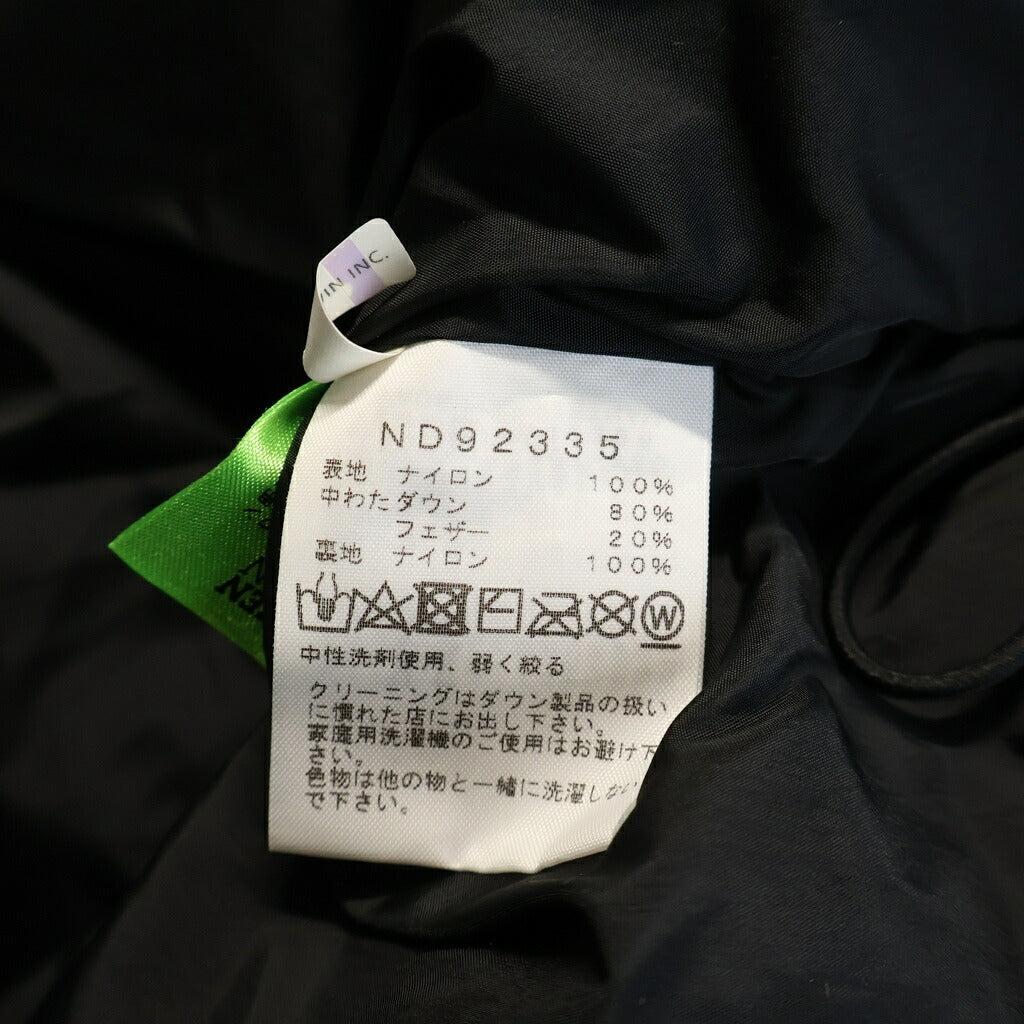 THE NORTH FACE(ザノースフェイス) NUPTSE JACKET ヌプシ ナイロンダウンジャケット ブラック ND92335