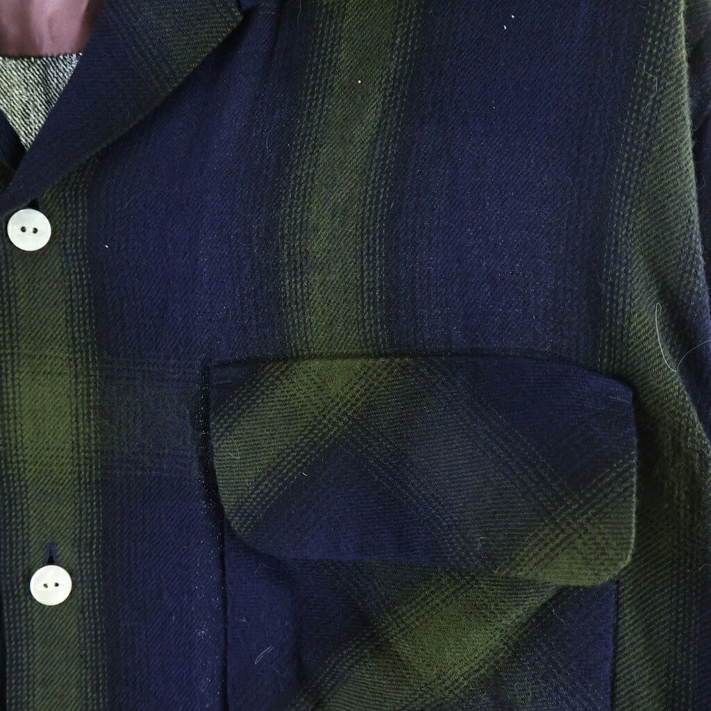 Needles(ニードルス) 22AW Classic Shirt レーヨン混 チェック 長袖クラシックシャツ マルチカラー LQ190