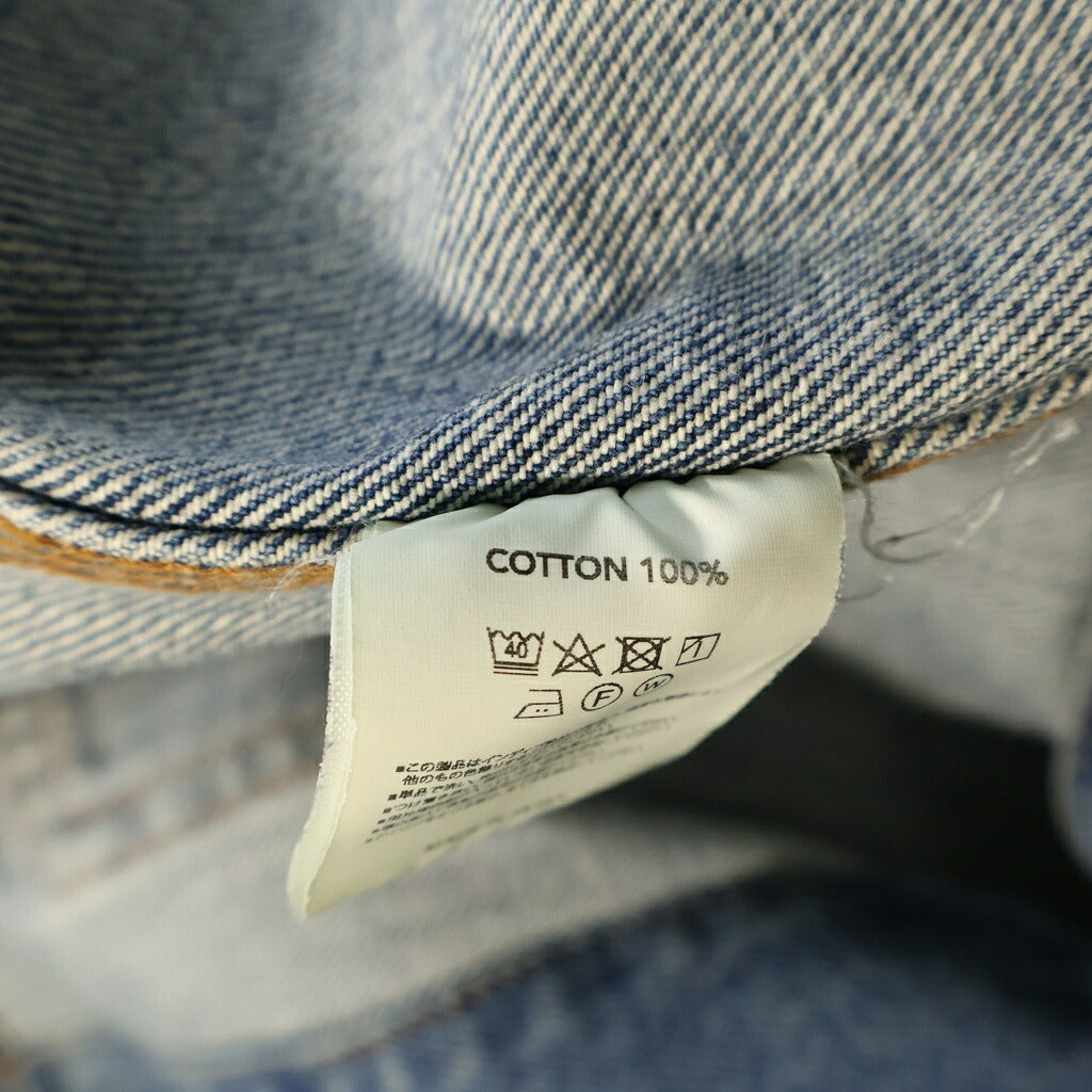 DAIRIKU(ダイリク) Biggie Non-Wash Cover All ビギー ノンウォッシュ ブリーチ デニムカバーオール ジャケット マルチ 19AW J-3