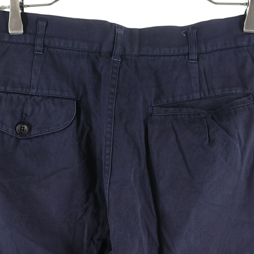 COMME des GARCONS HOMME PLUS(コムデギャルソンオムプリュス) 89SS AD1988 コットン ジップフライ ワークパンツ ネイビー PP-11063S