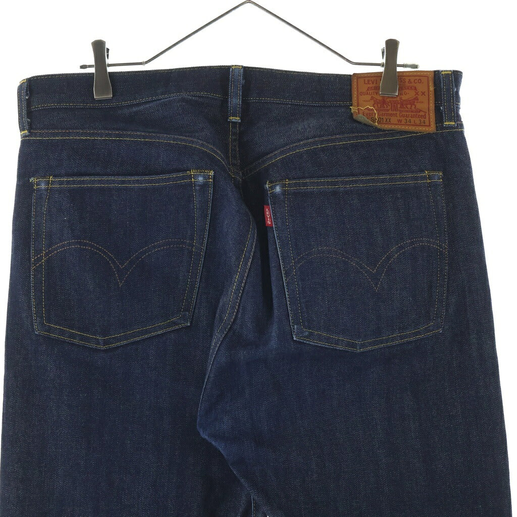 Levi's VINTAGE CLOTHING(リーバイス ビンテージ クロージング) S501XX 44年 大戦モデル復刻 ドーナツボタン 革パッチ ボタンフライ デニムパンツ インディゴ 44501-0072