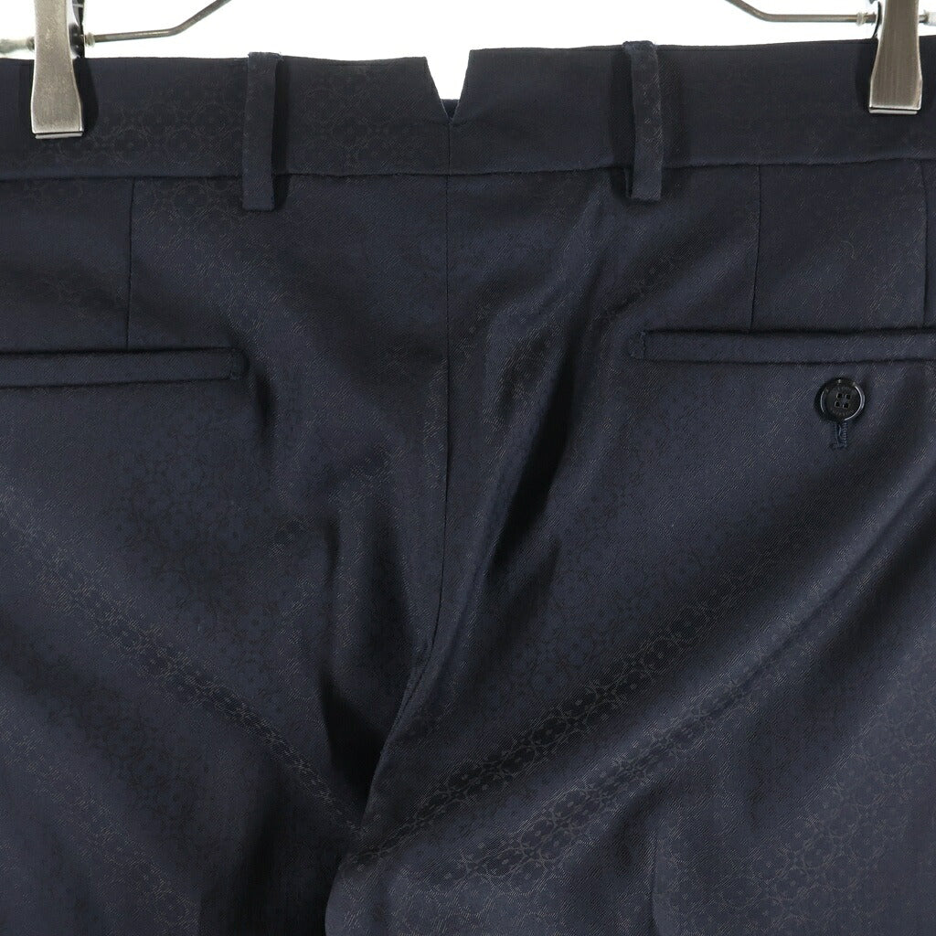 LOUIS VUITTON(ルイヴィトン) 23SS STRETCH WOOL SLACKS PANTS モノグラム ウール スラックスパンツ ネイビー RM231F MU3 HOFP8W