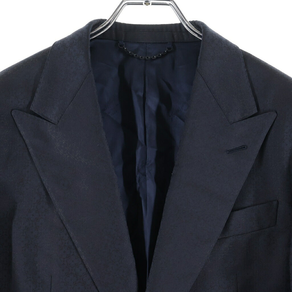 LOUIS VUITTON(ルイヴィトン) 23SS モノグラム ウール シングルテーラードジャケット ネイビー RM231F MU3 HOFJ8E