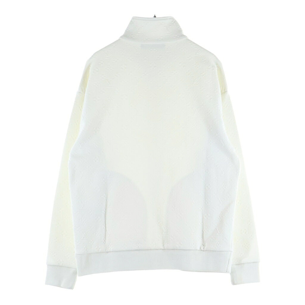 LOUIS VUITTON(ルイヴィトン) 23SS LVSE モノグラム フリース トラックジャケット ホワイト RM231Q XHM HJY45W