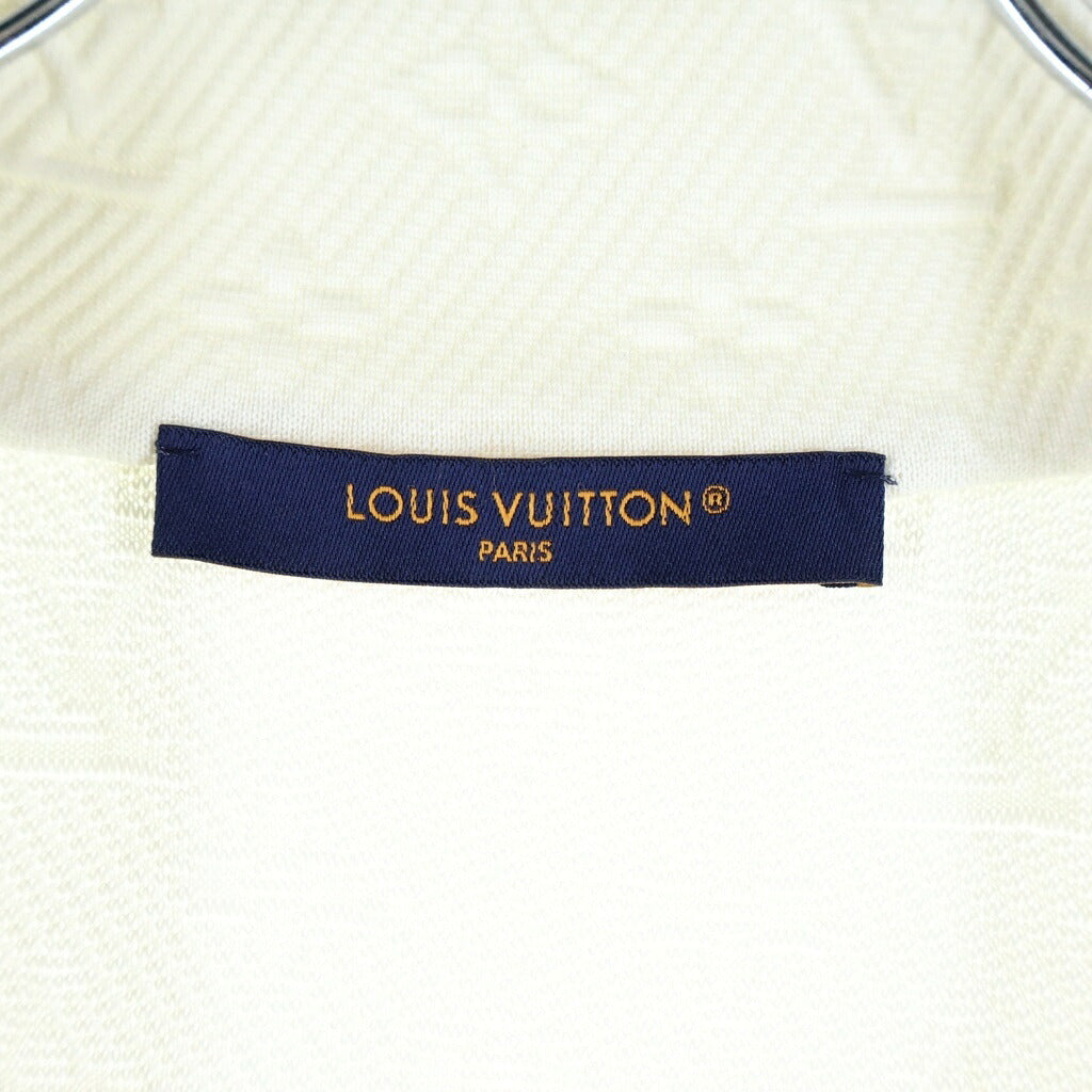 LOUIS VUITTON(ルイヴィトン) 23SS LVSE モノグラム フリース トラックジャケット ホワイト RM231Q XHM HJY45W