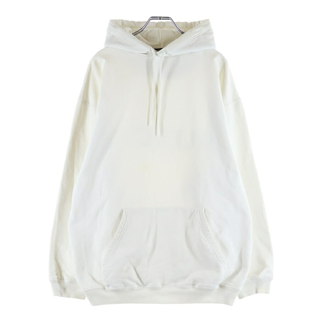 BALENCIAGA(バレンシアガ) 19SS バックロゴプリント プルオーバースウェットパーカー フーディー ホワイト 556143 TAV37