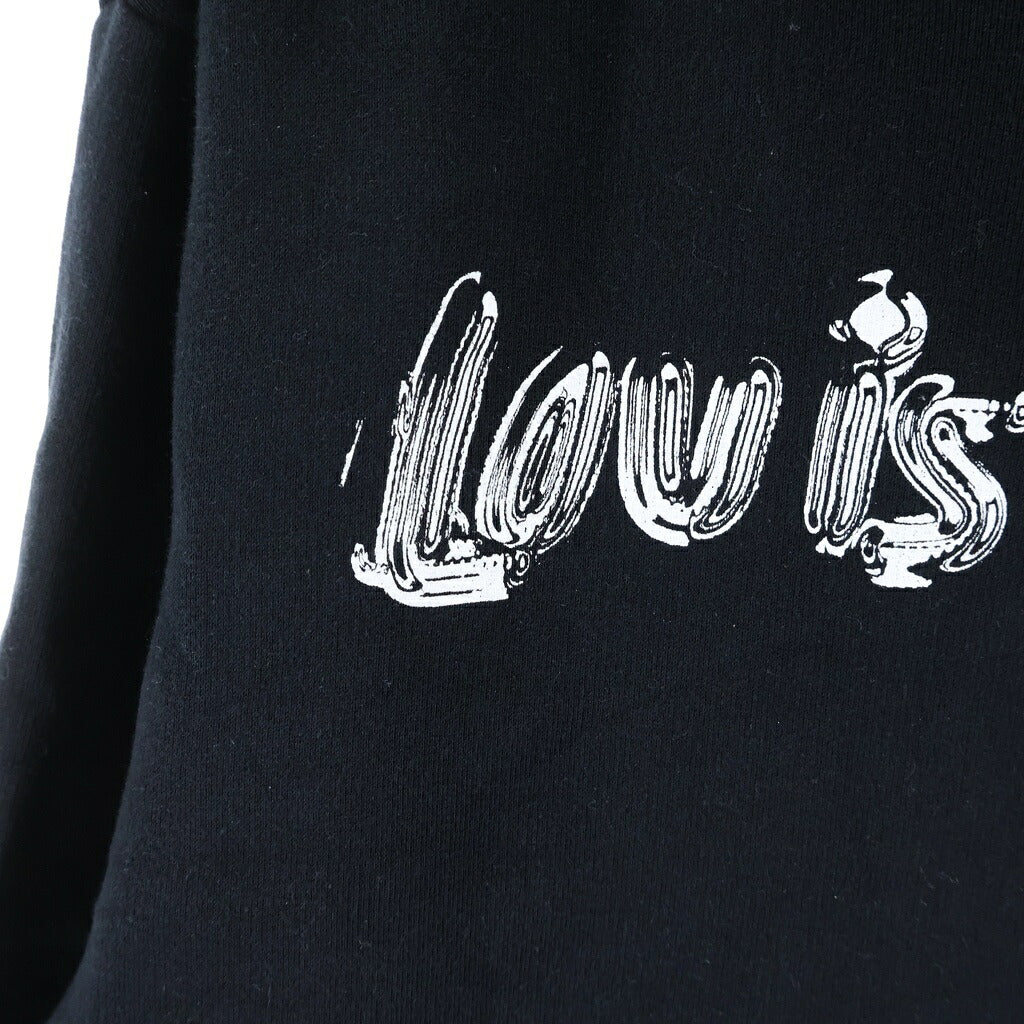 LOUIS VUITTON(ルイヴィトン) 22SS AMEN BREAK アーメン ブレイク ロゴプリント プルオーバースウェットパーカー フーディー ブラック RM221 IHN HMY78W