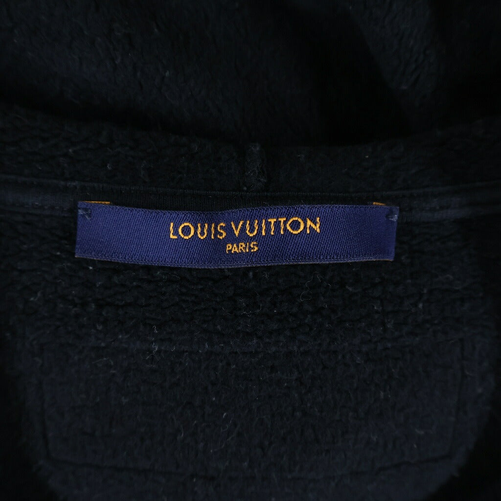 LOUIS VUITTON(ルイヴィトン) 22SS AMEN BREAK アーメン ブレイク ロゴプリント プルオーバースウェットパーカー フーディー ブラック RM221 IHN HMY78W