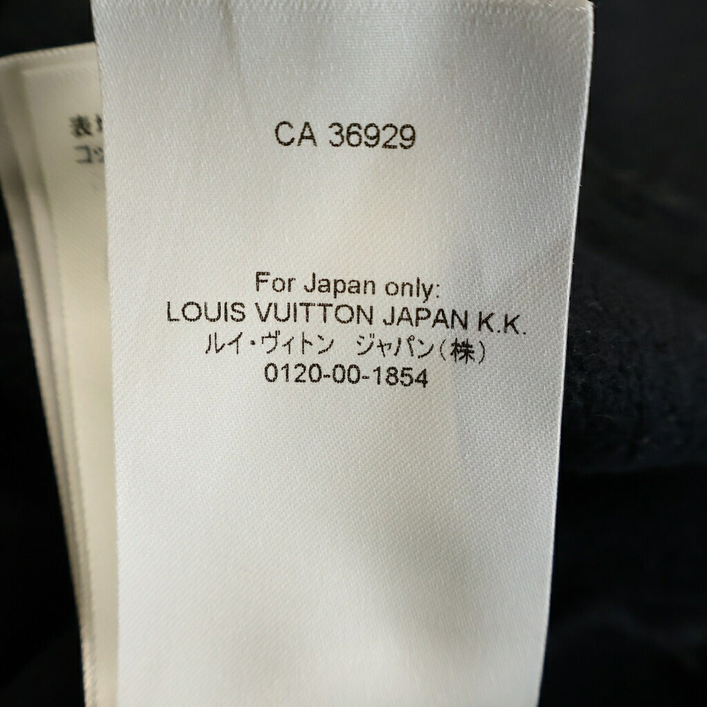 LOUIS VUITTON(ルイヴィトン) 22SS AMEN BREAK アーメン ブレイク ロゴプリント プルオーバースウェットパーカー フーディー ブラック RM221 IHN HMY78W